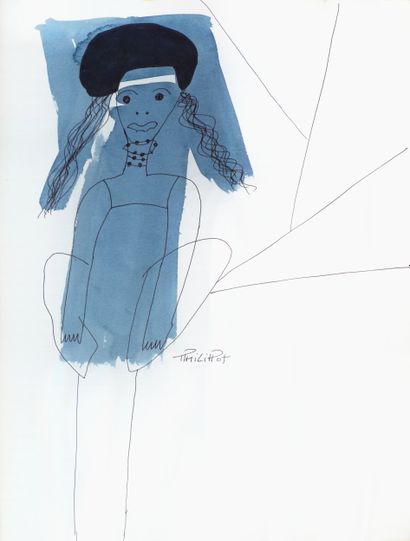 PHILIPPOT Renaud
Sans titre / Lavis d'encre...