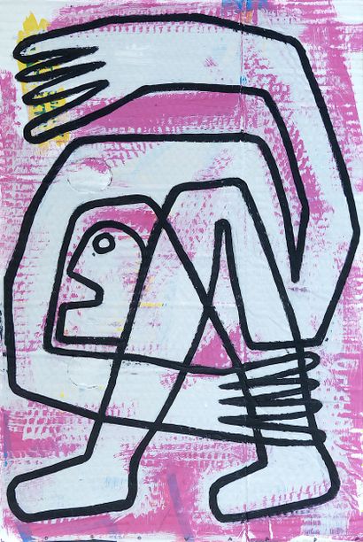 LOGOVARDA
Untitled / Mixed media on cardboard...