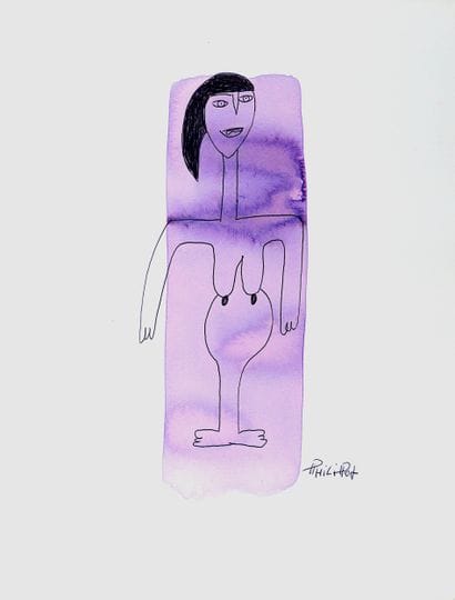 PHILIPPOT Renaud
Sans titre / Lavis d'encre...