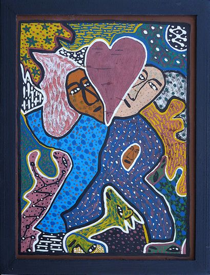 ASMAH Naji
Untitled / Acrylic on isorel panel...