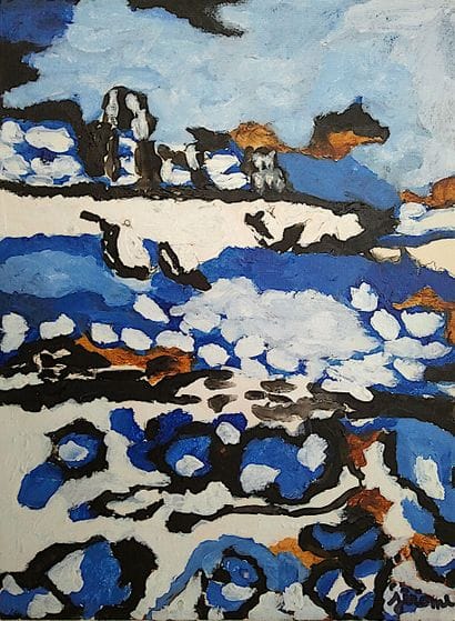 PEZZILLO Jérôme
Rivage bleu et blanc / Acrylique...