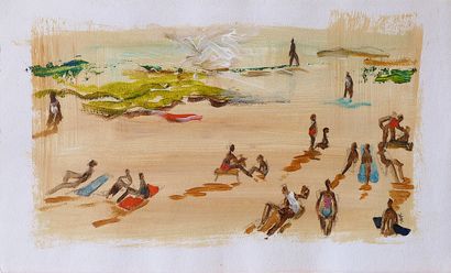 HERVÉ Isabelle
Horizon plage / Acrylique...