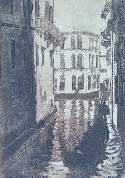SCHIRCK Eliane
La Sérénissime / Etching on...