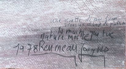REUMEAU Jacques (1949-1987)
Une goutte de...
