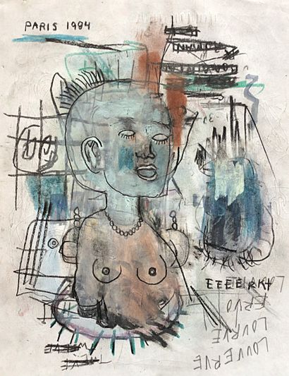 APHASIA David
Paris 1984 / Mixed media on...