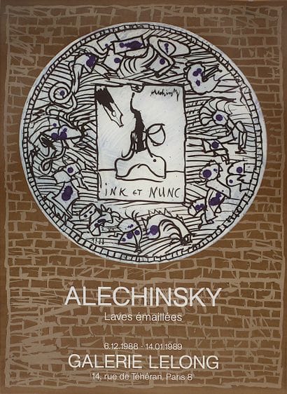ALECHINSKY Pierre
Color poster (offset lithograph)...
