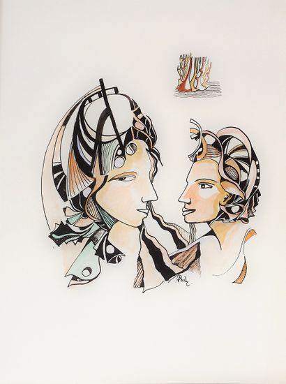 CSIZMADIA Raoul
Untitled / Mixed media on...