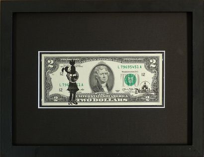 BANKSY - DISMALAND
Dismal dollar avec Bomb...