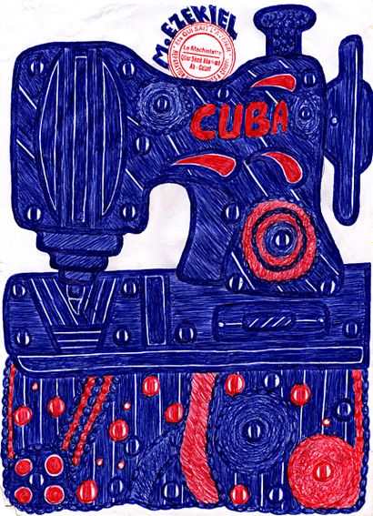 EZECHIEL Messou
Machine à coudre Cuba / Stylo-bille...