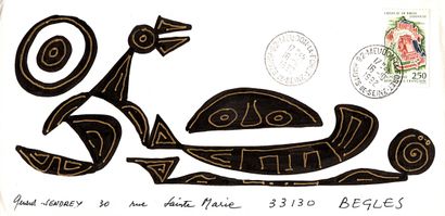 PAUZIÉ Alain
Sans titre / Enveloppe Mail-Art...