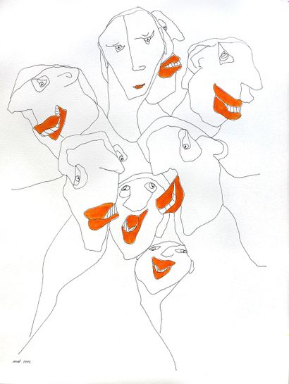DEAMS Maggie
Untitled / Mixed media on paper...