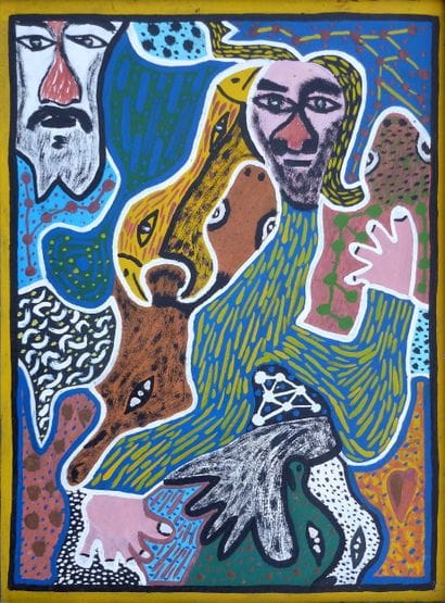 ASMAH Naji
Untitled / Acrylic on isorel panel...