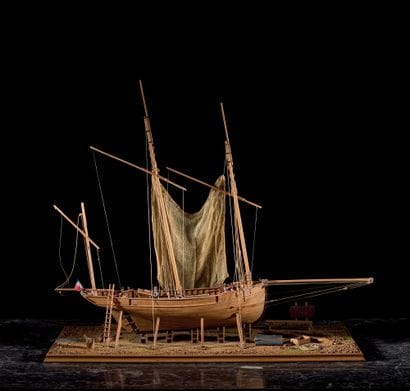 渔船
La perle，1905 年，木制，陈列柜中
业余作品，20 世纪下半叶
63...