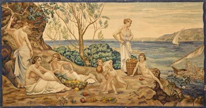 Atelier Tabor Aubusson 根据象征主义画家 Pierre Puvis...