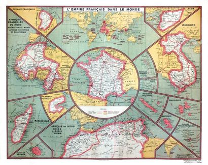 L'Empire Français dans le Monde PELTIER Imprimerie...