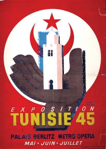 Exposition Tunisie 45 BERNARD FRANCIS Palais...