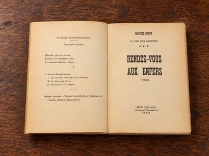 DRUON, Maurice: *Rendez-vous aux enfers*....