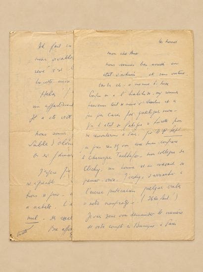 CELINE, Louis-Ferdinand: Autograph letter,...