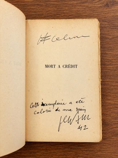 CELINE, Louis-Ferdinand: *Mort à crédit*....
