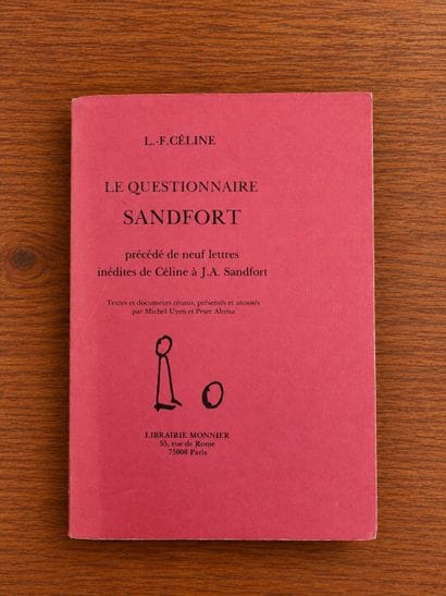 CELINE, Louis-Ferdinand: *The Sandfort Questionnaire*....