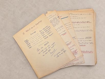 ACHARD, Marcel: Manuscript of his play, *Le...