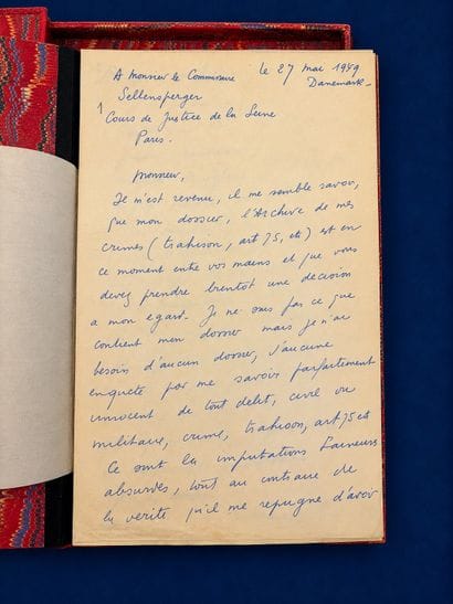 CELINE Louis-Ferdinand: Complete manuscript...