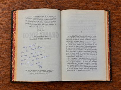 KESSEL, Joseph: *Au grand Socco*. Gallimard,...