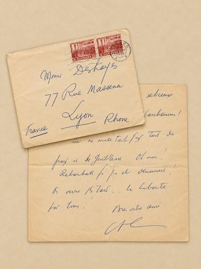 CELINE, Louis-Ferdinand: Autograph letter,...