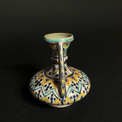 Vase en céramique de Nabeul à anse double...