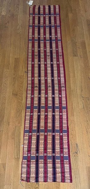 Voile de femme, ajare, fsoie polychrome avec...