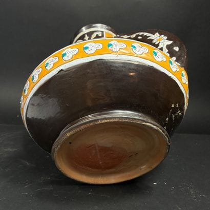 Vase en céramique de Nabeul à anse double...
