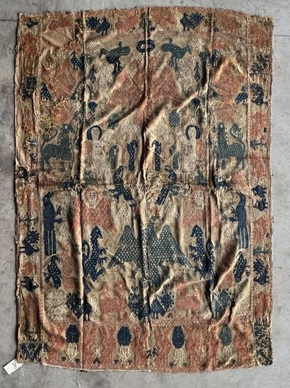 Fragment de broderie aux aigles bicéphales
Balkan,...