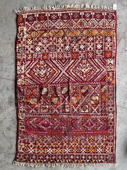 Important tapis Rabat
Nord Atlas, Maroc,...