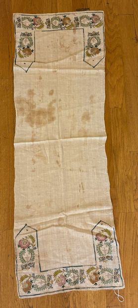 Ensemble de serviettes et mouchoirs carrés...