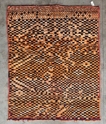 Original et grand tapis Marocain
Nord Atlas,...