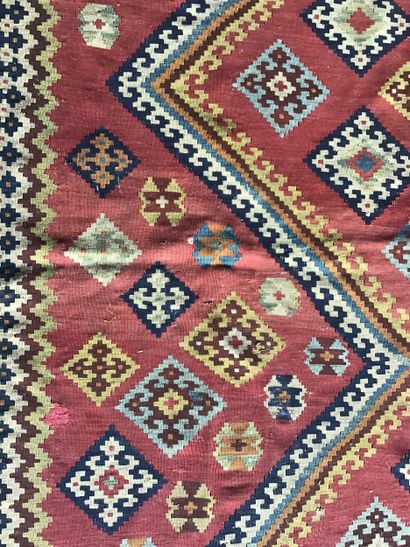 Important et ancien Kilim Quasgai
Iran, vers...