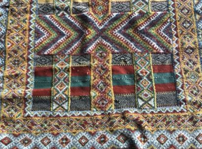 Original et grand tapis Rabat
Nord Atlas,...