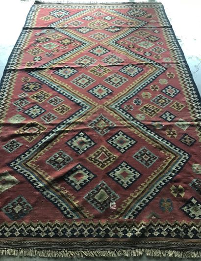 Important et ancien Kilim Quasgai
Iran, vers...
