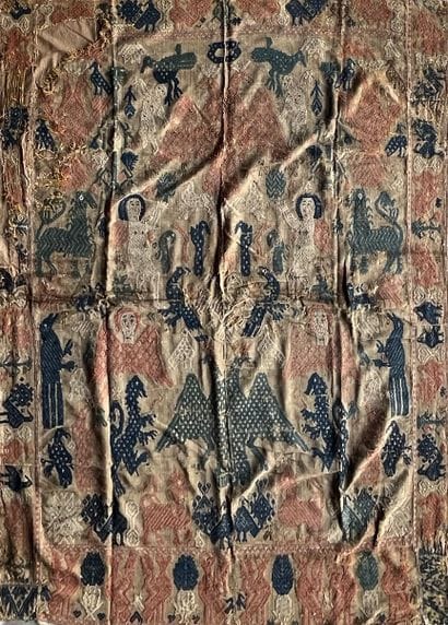 Fragment de broderie aux aigles bicéphales
Balkan,...