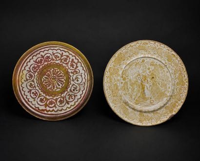 Deux céramiques en lustre dans le gout médiéval
Céramique...