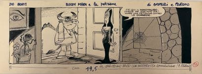 Carlo Peroni - Set of 7 drawings/illustrations:...