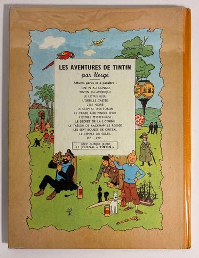 Tintin - The Seven Crystal Balls: 1949 B3...