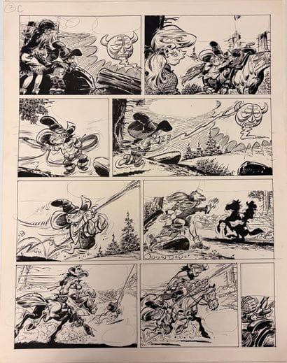 Jordi Buxade - Set of 17 panels/strips: Illustrations...