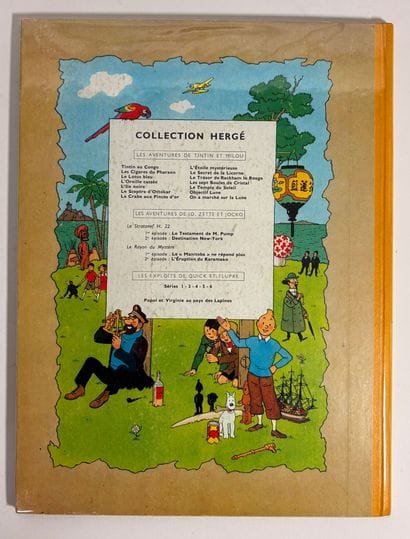 Tintin - The Pharaoh's Cigars: Original French...