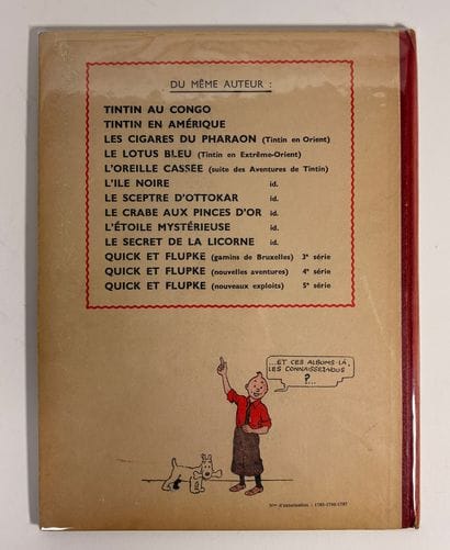Tintin - The Broken Ear: First Edition A20....