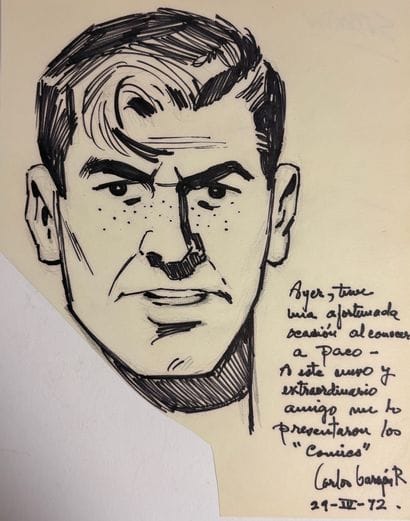 Feiffer/Garzon - Set of 2 autographs: Drawing...