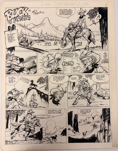 Jordi Buxade - Set of 17 panels/strips: Illustrations...