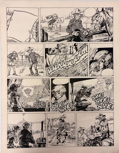 Jordi Buxade - Set of 17 panels/strips: Illustrations...