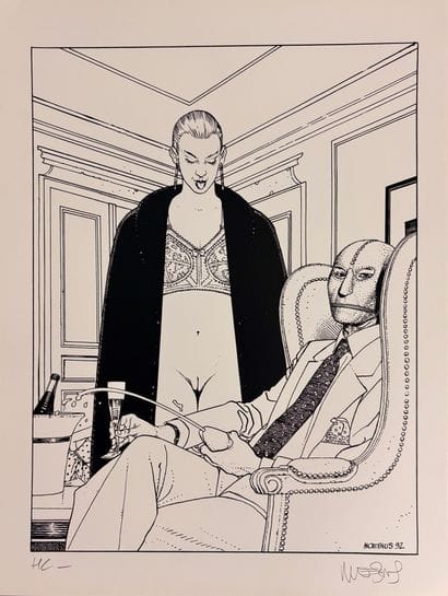 Moebius - Histoire d'X: Numbered (HC) and...