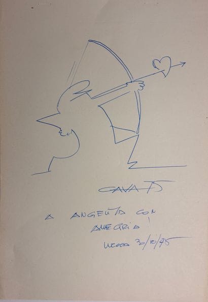 Cava - Set of 2 signed prints: Stunning drawings...